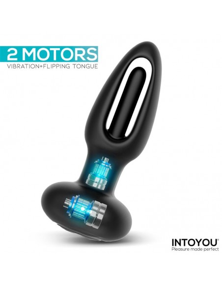 Sasha Plug con Vibracion y Lengua Flipping yControl Remoto
