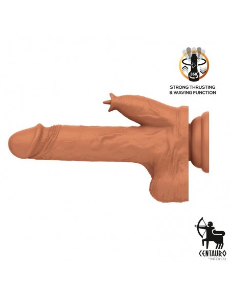 Quintus Dildo con Vibracion Thrusting y Waving 360º 9 23 cm