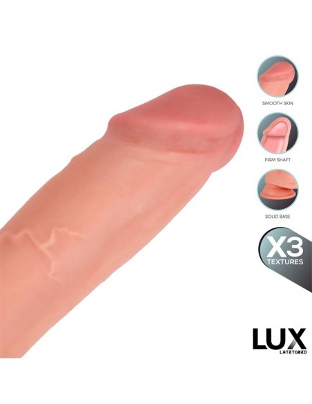 Max Dildo Triple Densidad con Testiculos 82