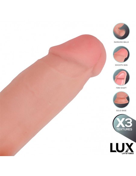 Paul Dildo Triple Densidad con Testiculos Oscilantes 82
