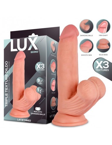Bernd Dildo Triple Densidad con Testiculos Oscilantes 92
