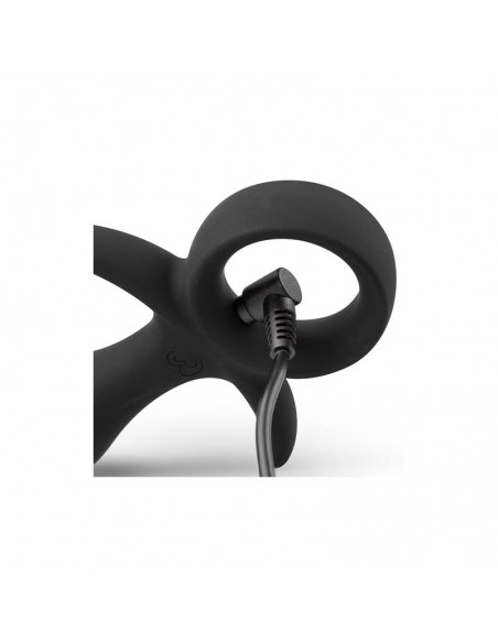 Plug Anal conVibracion Butt Buzzer Negro