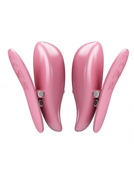 Cailey Pinzas para Pezones con Vibracion y Control Remoto