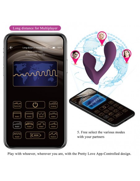 Franz Vibrador con Estimulador de Braguita y APP