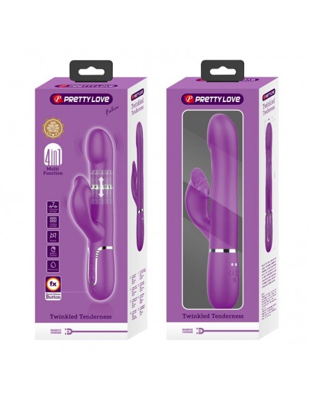 Zalin Vibrador con Bolas Rotatorias y Lengua