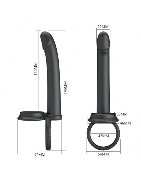 Moses Plug Anal con Anillo para el Pene