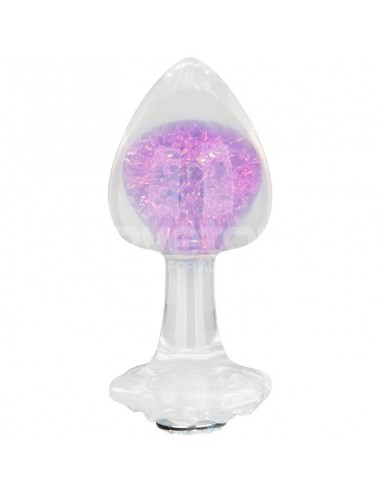 Gemoria Plug Anal de Silicona con Esfera de Cristal