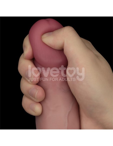 Sliding PRO II Dildo Piel Deslizante Retractil Dual layer 8