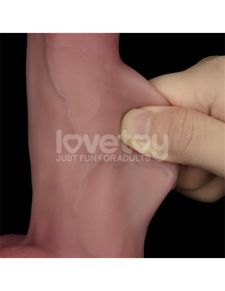Sliding PRO II Dildo Piel Deslizante Retractil Dual layer 8