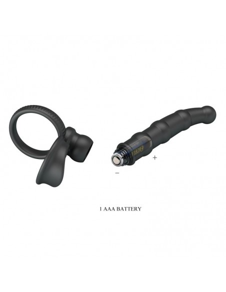 Tatum Plug Anal con Anillo para el Pene con Vibracion