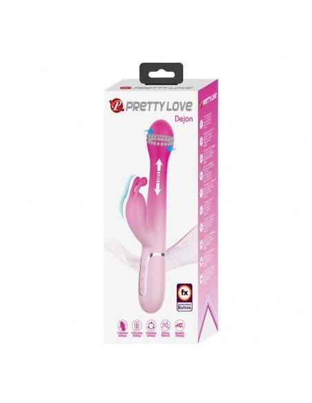 Dejon Vibrador con Thrusting y Bolas Rotatorias