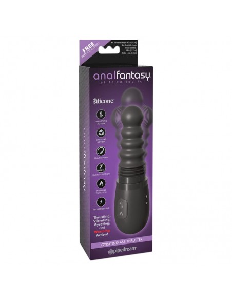 Estimulador Anal con Vibracion Rotacion y Up and Down