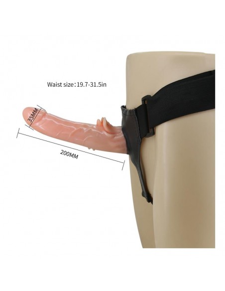 Baile Arnes con Dildo y Control Remoto 18 cm