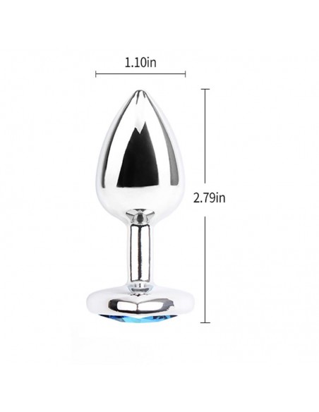 Plug Anal con Joya de Corazon Heart Gem