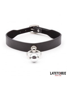 Collar con Cascabel y Correa 2