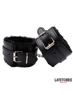 Esposas para Tobillos con Pelo Negro 2