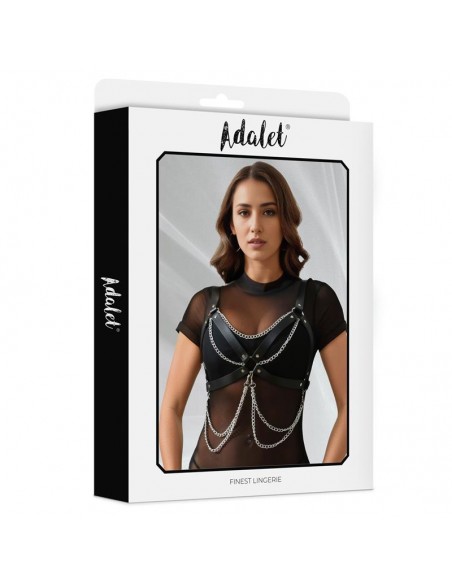 Noelle Arnes para Pecho Cuero Vegano con Cadenas Talla unica