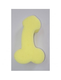 Esponja Forma Pene Amarillo