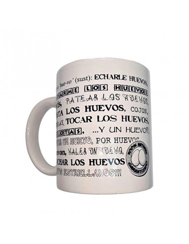 Taza Mug Sinonimos Huevos 370ml