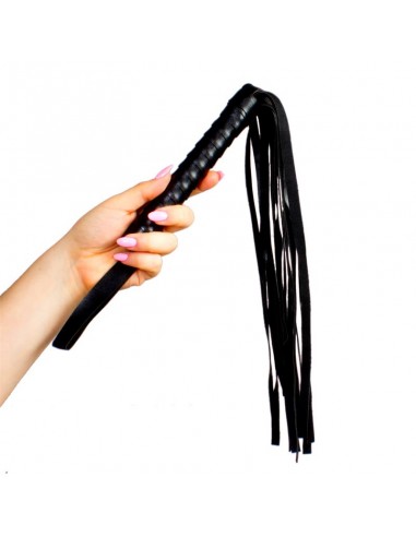 Flogger de Cuero 45 cm Negro