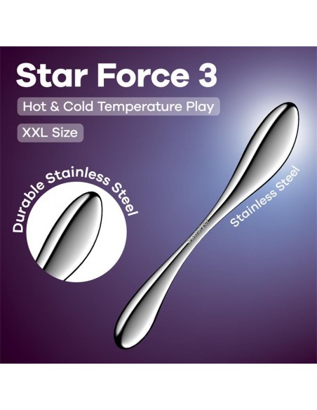 Star Force 3 Dildo de Acero XXL