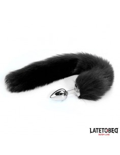 Plug Anal con Cola Negro 40 cm