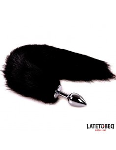 Plug Anal con Cola Negro 40 cm 2