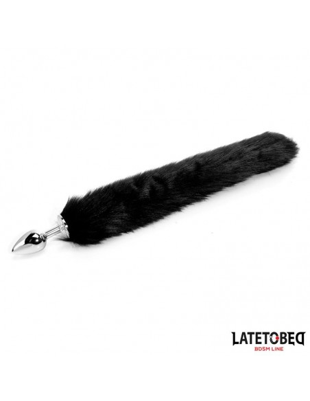 Plug Anal con Cola Negro 40 cm
