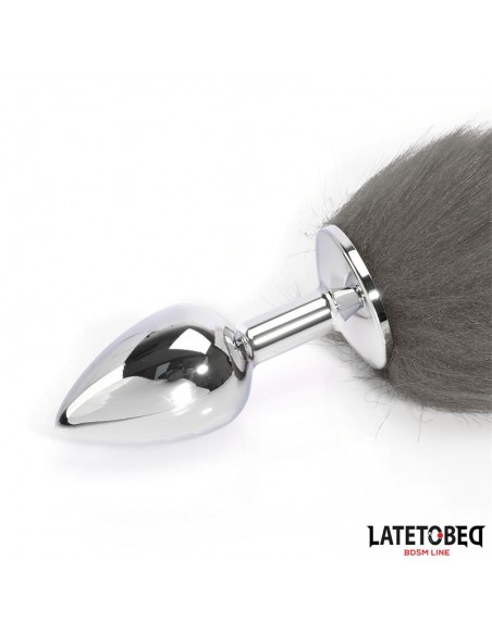 Plug Anal con Cola Gris 40 cm