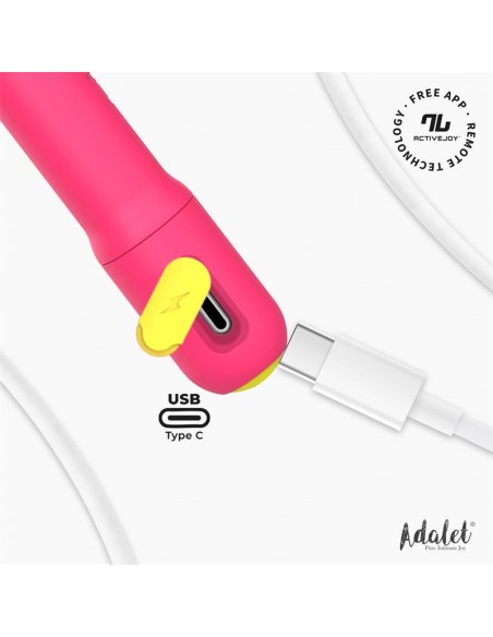Gently Estimulador Punto G con APP Rosa