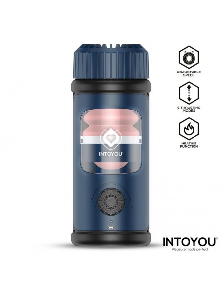 Tenkro Masturbador con Thrusting y Calor USB C