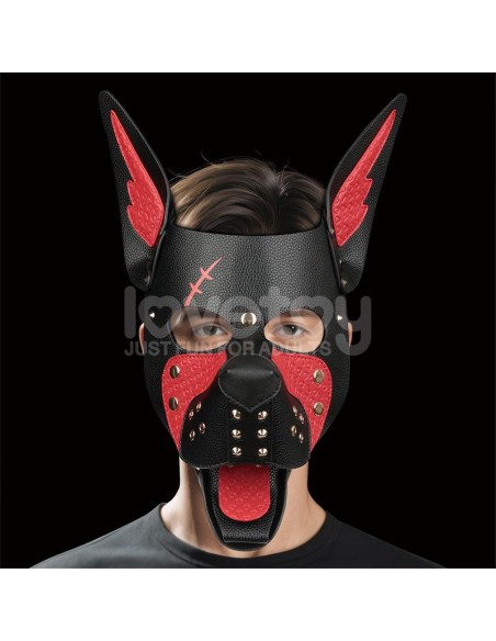 Mascara Cachorro Rebellion Reign Scarred Alpha Rojo