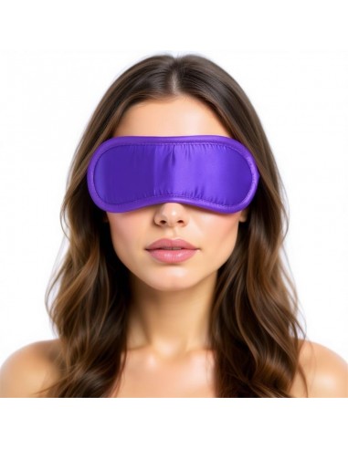 Antifaz de Saten Purpura