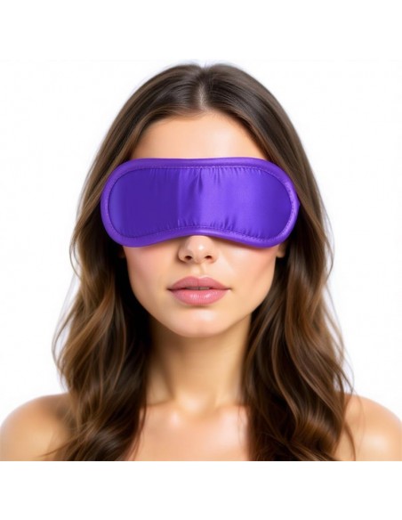 Antifaz de Saten Purpura