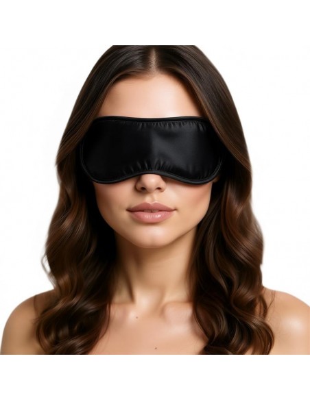 Antifaz de Saten Negro