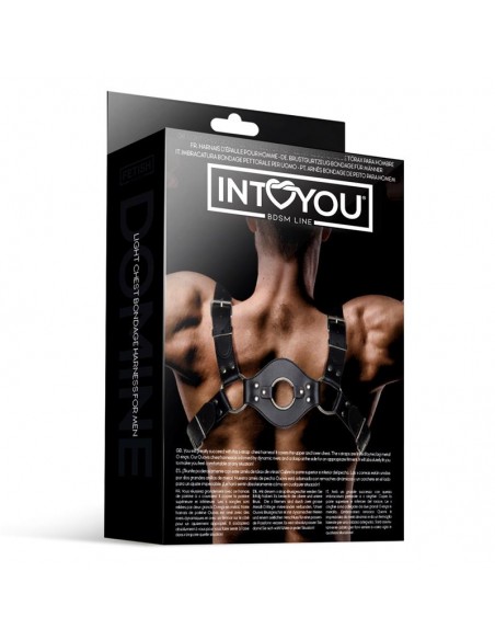 Quovis Arnes Masculino para Bondage Cuero Vegano