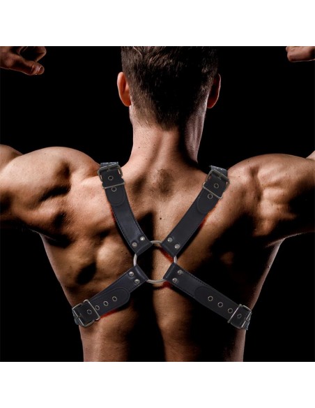 Darom Arnes Masculino para Bondage Cuero Vegano