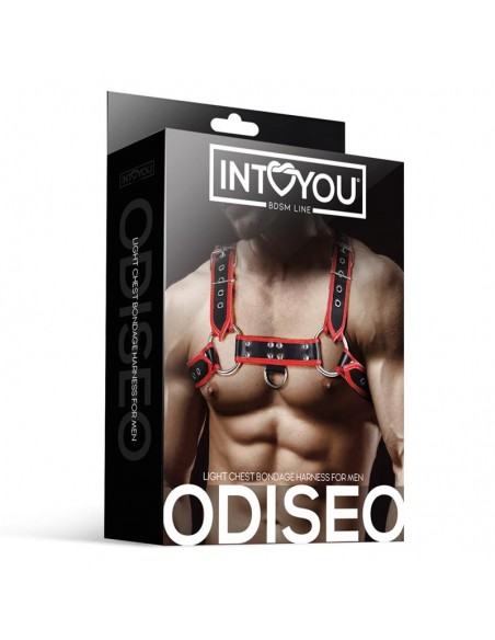 Odiseo Arnes Masculino para el Pecho Cuero Vegano