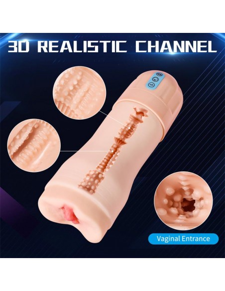 Masturbador con Vibracion y Efecto Succion Suctroker V10 X