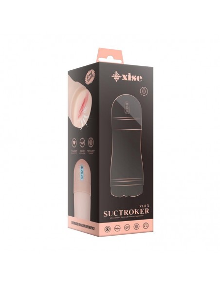 Masturbador con Vibracion y Efecto Succion Suctroker V10 X