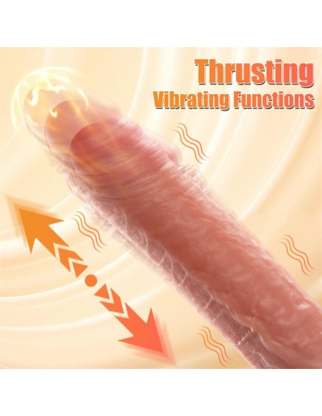 Marvin Dildo con Thrusting y Vibracion 807