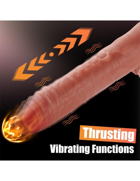Baird Dildo con Thrusting y Vibracion 807