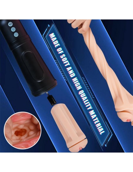 Locker Masturbador con Vibracion y Efecto Succion Vagina