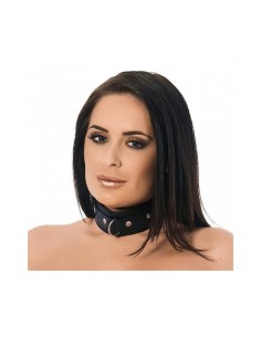 Collar Cuero con Anilla Grande