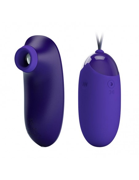 Succionador de Clitoris y Huevo Vibrador