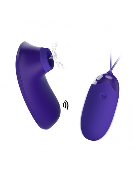 Succionador de Clitoris y Huevo Vibrador