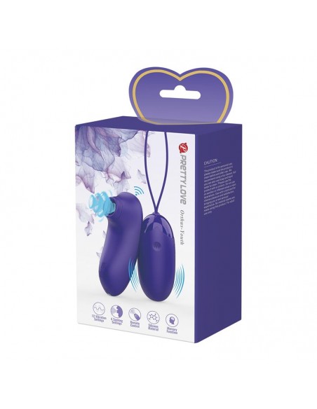 Succionador de Clitoris y Huevo Vibrador