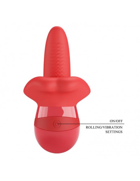 Obelia Estimulador con Vibracion y Movimiento Lengua