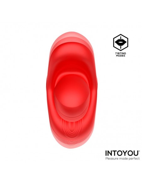 Vyron Vibrador con Thrusting y Biting Mordisqueo