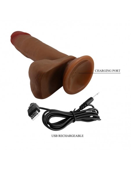 Abel Vibrador Realista con Rotacion y Thrusting